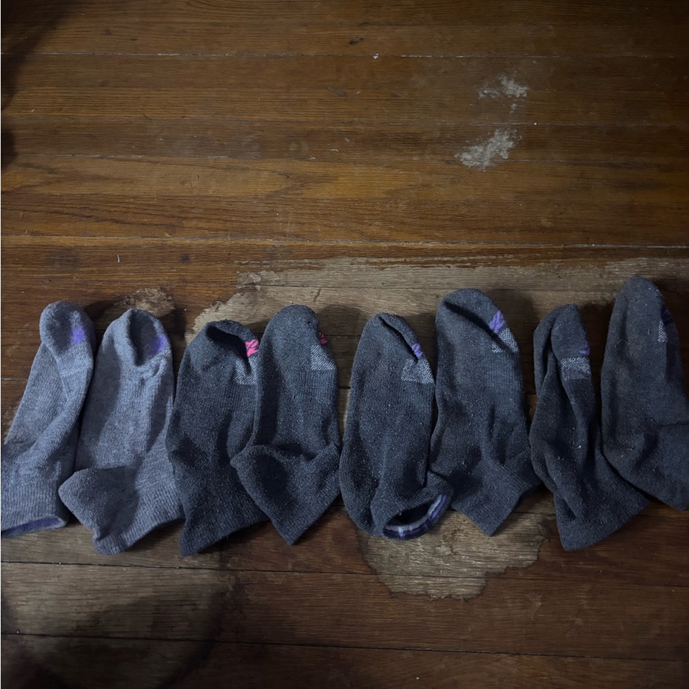 Avia Gray and Black Women's Socks